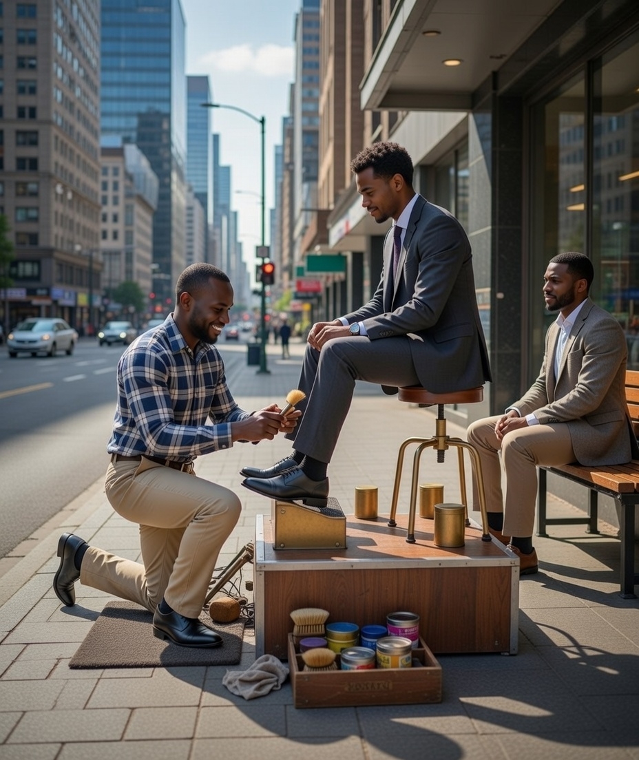shoe shiner